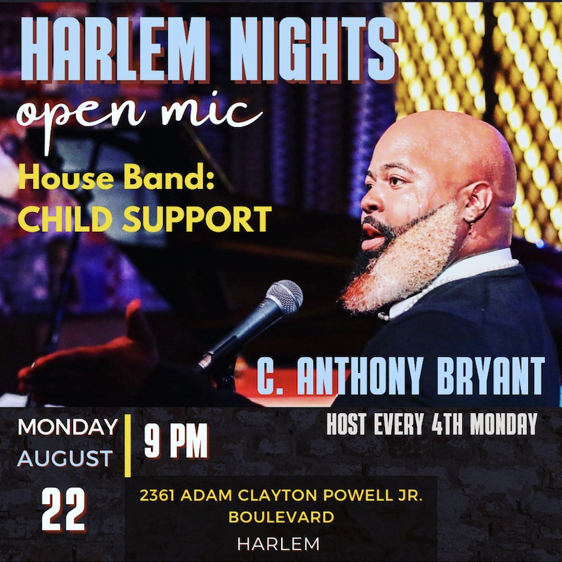 Host of Harlem Nights Open Mic